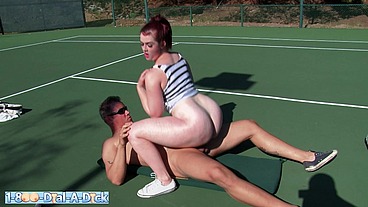 UK PAWG Jaye Rose Tennis Lesson Fuck