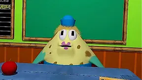 SpongeBob and Patrick Pleasure Mrs. Puff in Steamy Driving Class Encounter