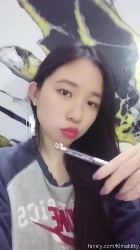 Pretty Chinese amateur teases her cute asian body