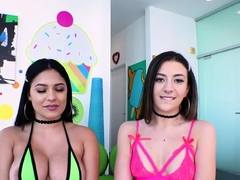 NYMPHO Serena Santos and Natalie Brooks BFF fuckfest