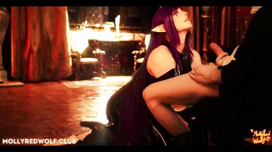 MollyRedWolf Solo Leveling Esil Choked Deepthroat Gushing Facial