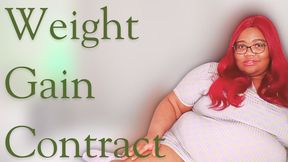 Weight Gain Contract: Solutions for your Resolution Fatigue - Bella Trixxx Gaining Weight and Fat Encouragement