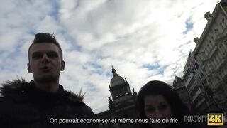 HUNT4K. Recogida En Praga y Sexo Apasionado Por Dinero En Efectivo