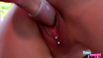 Fresh and Innocent - a Small Titties Peach is Getting a Facial Lustfully by Hard Cock in her Wet Pussy.