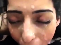 hardcore amateur blowjob and cumshot on the face