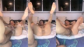 the tattooed white bitch gets fisted to pissing orgasm - full video on red