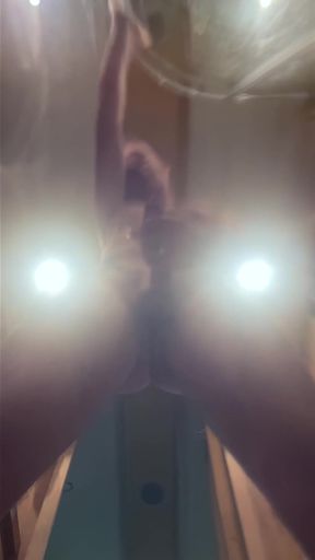 POV Straight Stud Fresh From Shower Towers Over You, Cums Hard on Your Face