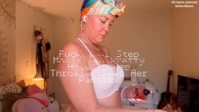 Fuck Your Step Mom's Two Pretty Holes, Deep Throats, Pees Her Panties