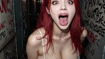 Holly ran into a monster (remake) (AI-generated) (No live-action) (NSFW) (fully voice)