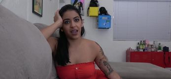 Latina Stepsis Mia Martinez Gets Drilled And Covered In Cum