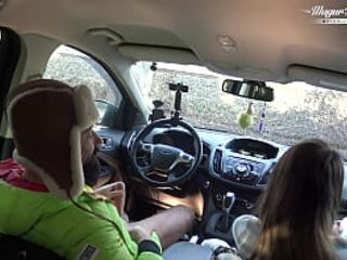 Behind The Scenes Of Lili Charmelle - A Car Stop For Fuck And Creampie