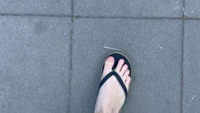 Walking on a hot day