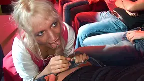 German Hostess in the Ultimate Fuck Fest at GroupBanged