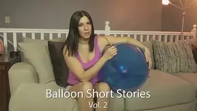 Balloon Story Shorts Vol. 2 - Balloon Tease Pop Play With Sharp Twist - Subtitled Version
