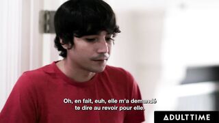 ADULT TIME - Eliza Ibarra Puts On Wrong Glasses & Fucks Her Stepbro Instead Of BF! FRENCH SUBTITLES