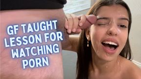 GF Taught Lesson For Watching Porn 4K