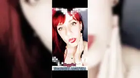 Cute redhead rides balloons in POV sex