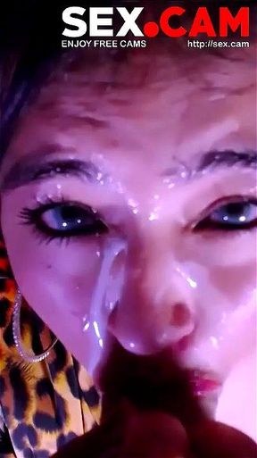 She always insists to stroke her face