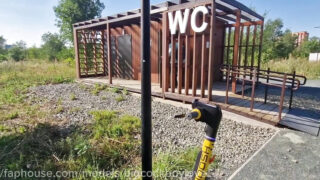 Öffentlicher Film mit jungen schwulen Huren, großer Schwanz wird in den Arsch gefickt