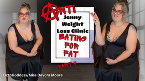 AntiJenny Weight Loss Clinic 4: BBW Diet Counselor OctoGoddess Will Encourage you to Gain Weight, Eat Indulgent Foot and become Fat Happy Woman