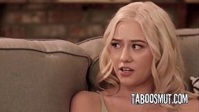 Jealous Blonde Babe Won'_t Let Her BFF Fuck With Her Step-Cousin