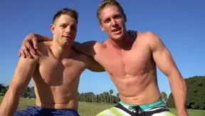 SeanCody.com: Bareback hard nailining together with muscle Dean escorted by Jax