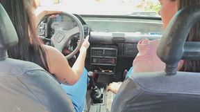 The girls are struggling with the Fiat and getting there is proving to be a challenge