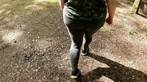 Smutty public session with breast spanking