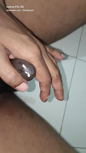 Hot gay creamy white masturbation