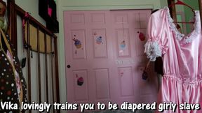 Sensual Diaper Sissification and hole training with Vika
