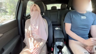 My Muslim Wife's First Dogging in public. French hiker almost ripped her pussy apart.