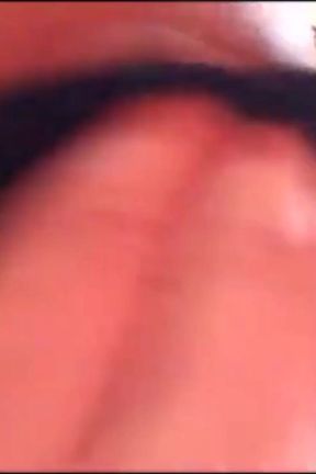 European woman who loves to suck &amp; fuck wearing a purple leopard pattern babydoll &amp; black cotton lace panties