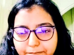 Horny chubby indian girl watching masturbation on webcam