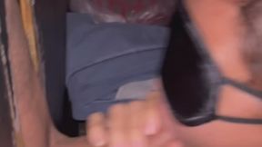 My biggest cock I've sucked off so far Swallow included