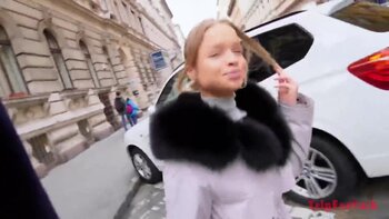 Blonde Russian Beauty's Kinky Interracial POV Adventure