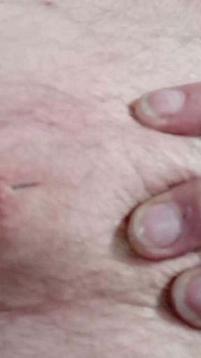 Needle in my nippels  .Nippel atack . Breast teasing   Clip 3