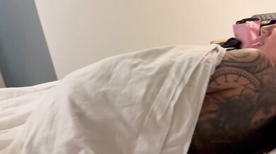 Step Dad, I don’t care if we have to share a bed-Real Amateur homemade- Lacey & Teddy