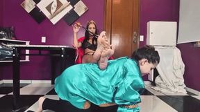 Carrying like a pony my goddess queen Asiatica By Isabelita and Kiara Nissei Cam Babi part 1