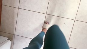Tiny Play with My Wedge Heels & Feet
