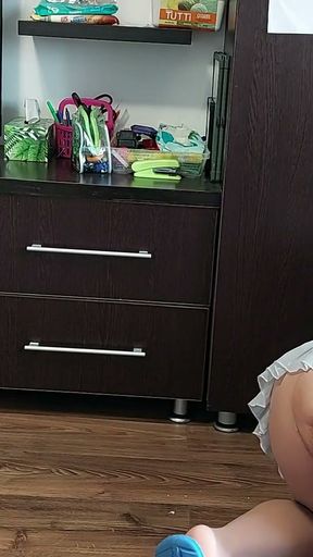 Sexy mom, hairy pussy, big ass, sucks naked house. Hairy Latina big nipples   Clip 1