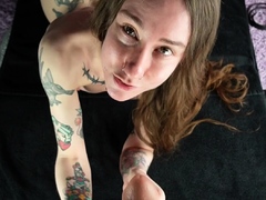 Stacked brunette goes solo toys and masturbation