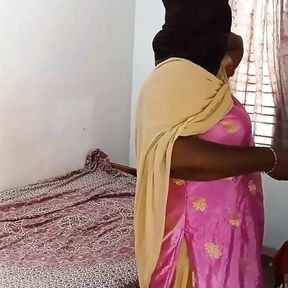 Indian lady bedroom dress change performance videos