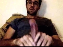 French Stud Shoots a Big Load - Amateur Webcam Solo