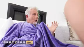 Mature Jay Crew gets lucky with Katie Morgan and nurse