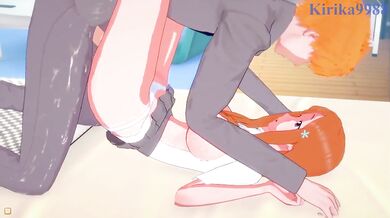 Orihime Inoue and Ichigo Kurosaki have deep fucking in their bed at home. - BLEACH Hentai