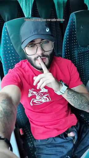 So Close To Orgasm On A Full Bus, I'm So Hot!