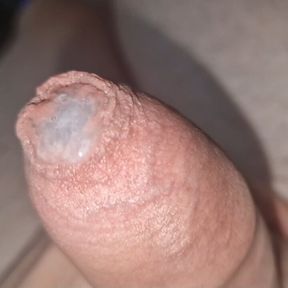 Precum mixed with cum and sperm