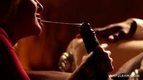 Husband makes wife squirt after filming her with BBC