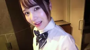 Uniform-Wearing Beauty Enjoys Steamy Bathtub Sex With Her Clothes On