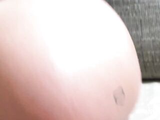 Green-eyed Dutch beauty ESLUNA LOVE jerks me off and plays with her curly twat